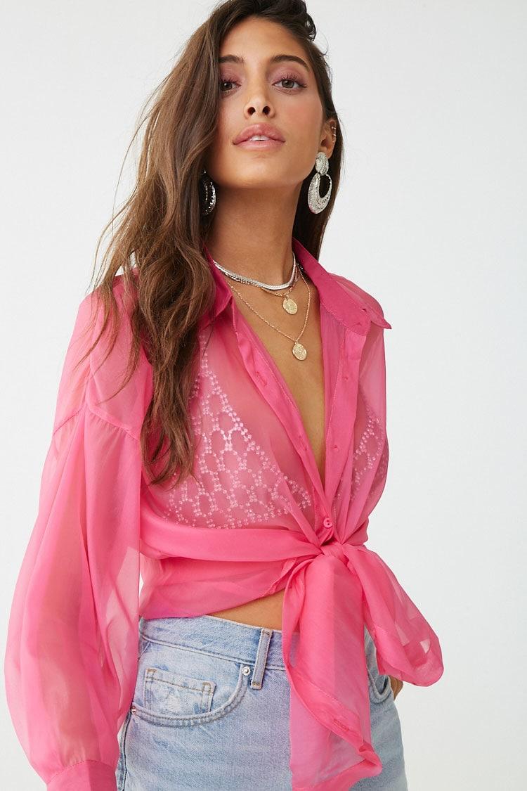 sheer shirts forever 21