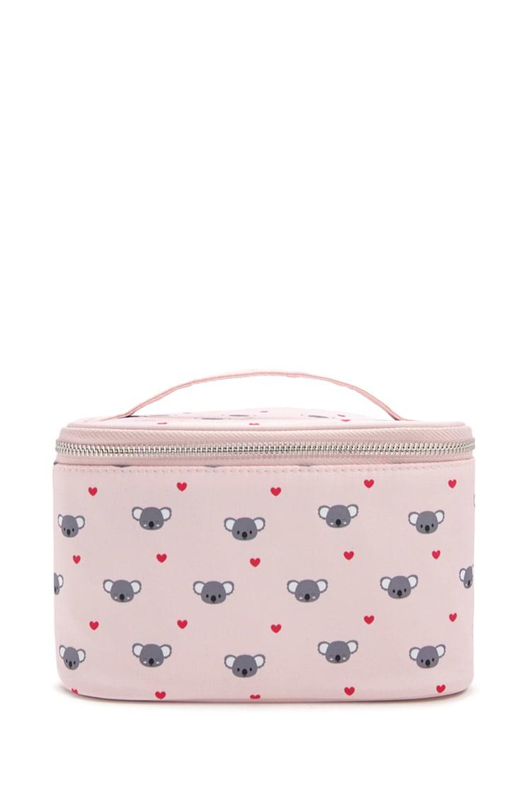 Forever 21 Synthetic Koala Graphic Makeup Bag In Pink Lyst
