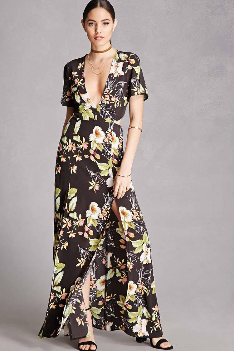 forever 21 maxi floral dress