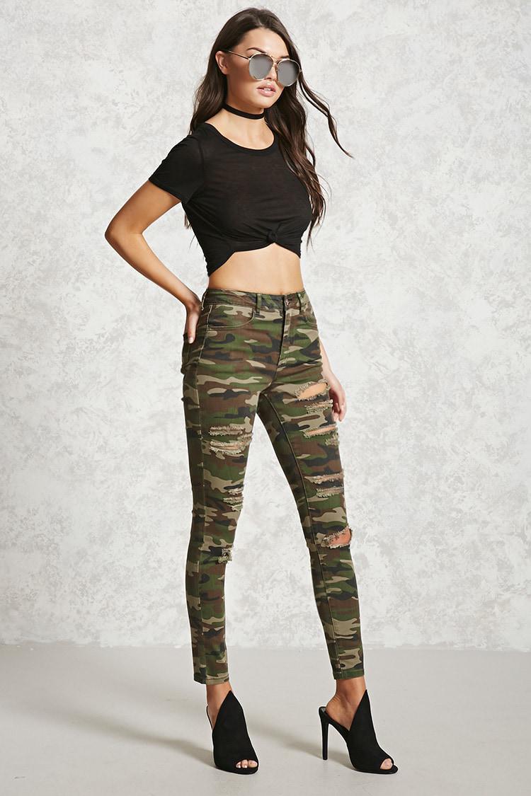 forever 21 camouflage pants