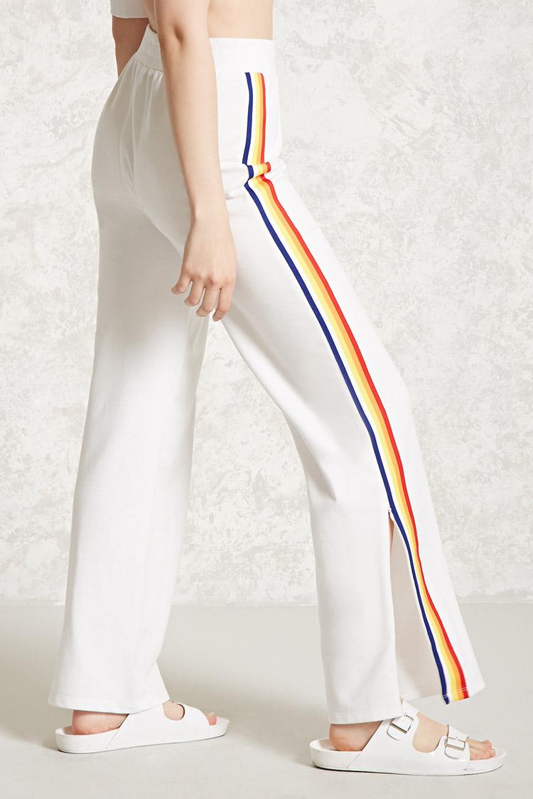 Rainbow Stripe Sweatpants 