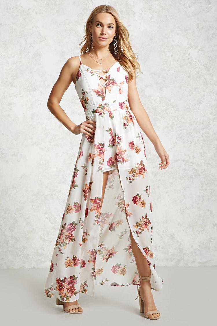 forever 21 maxi romper