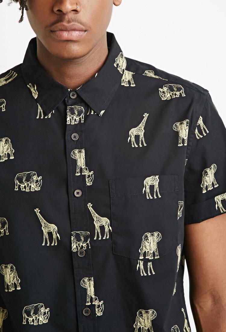 safari mix shirt