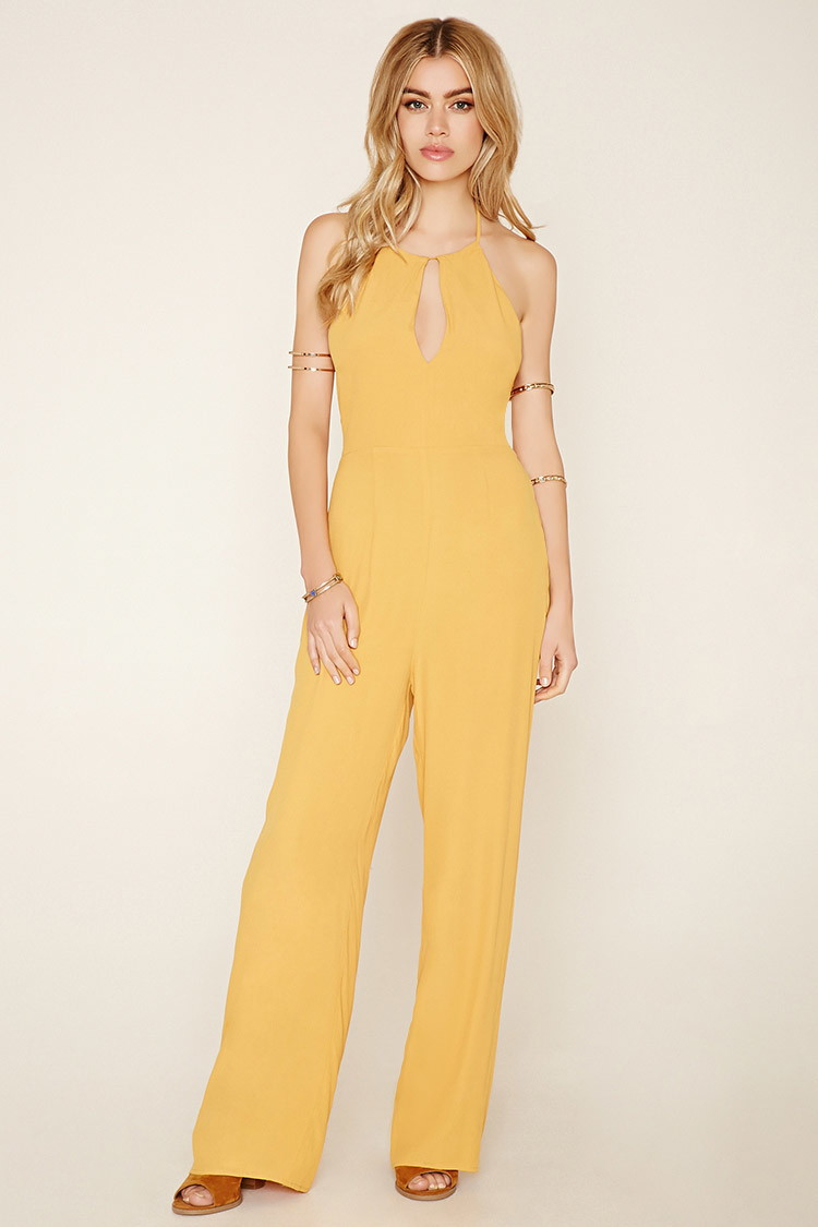 yellow jumpsuit forever 21