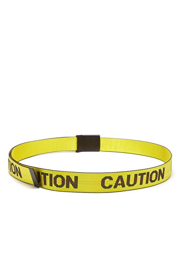 Caution belt fashion Clearance