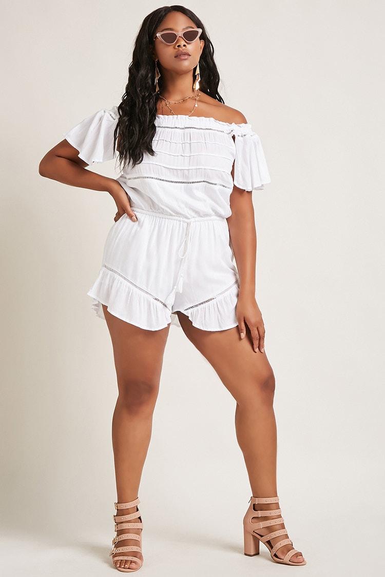 plus size boho romper