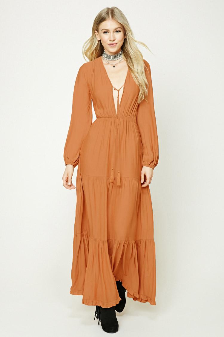 Orange maxi dress forever 21 coupon