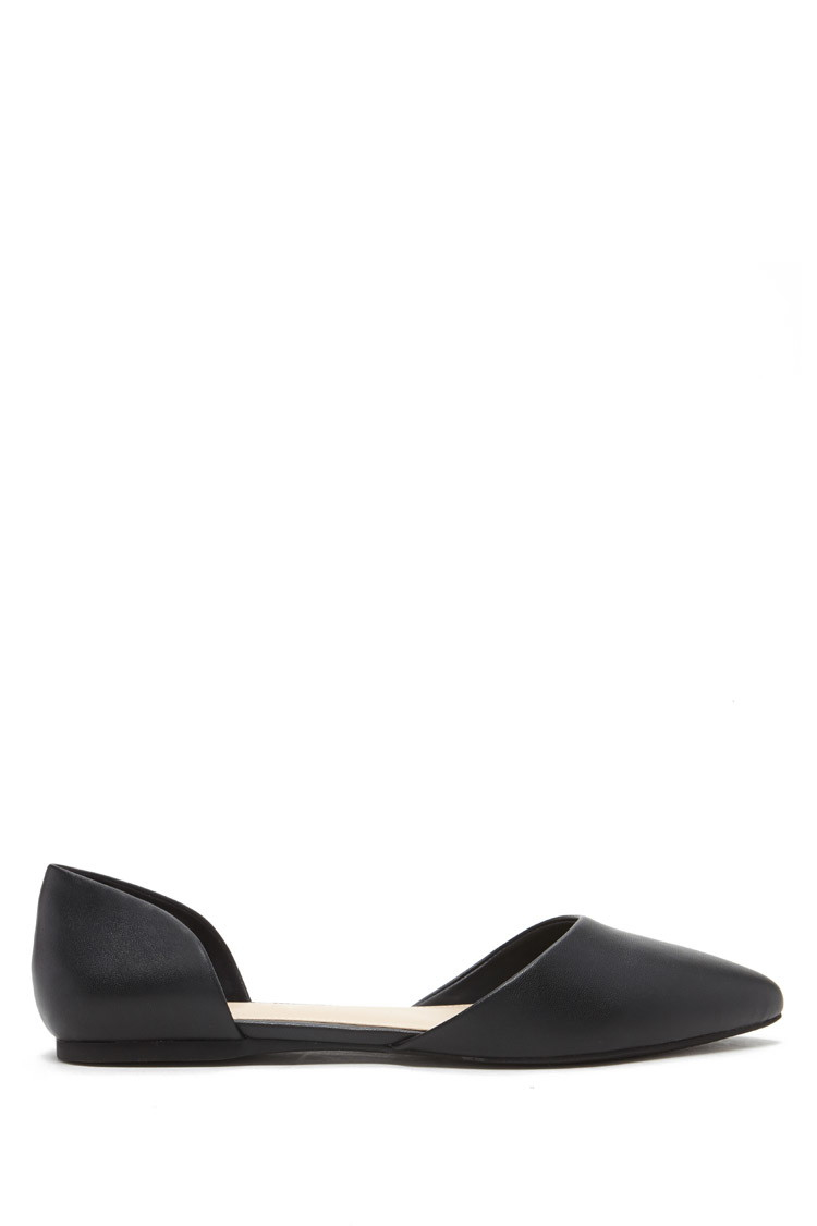 forever 21 flat shoes forever 21 pointed faux leather flats in black lyst forever 21 flat shoes forever 21 pointed faux leather flats in black lyst