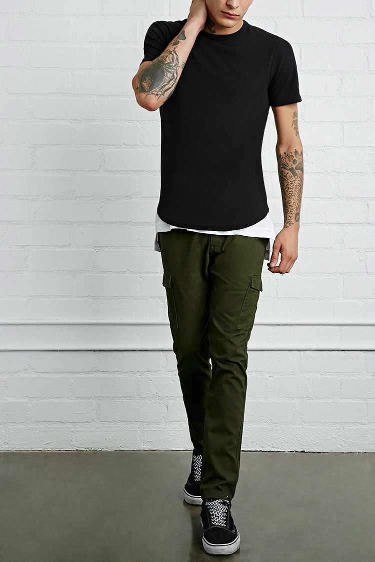 men's forever 21 cargo pants