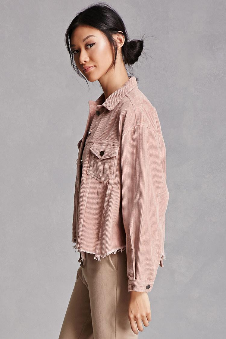 distressed corduroy jacket