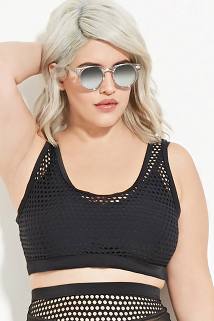plus size mesh bralette