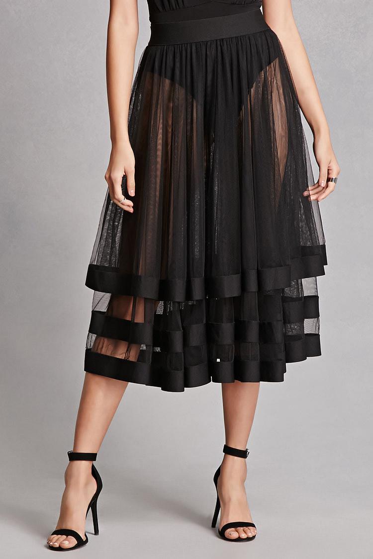 asos black mesh dress