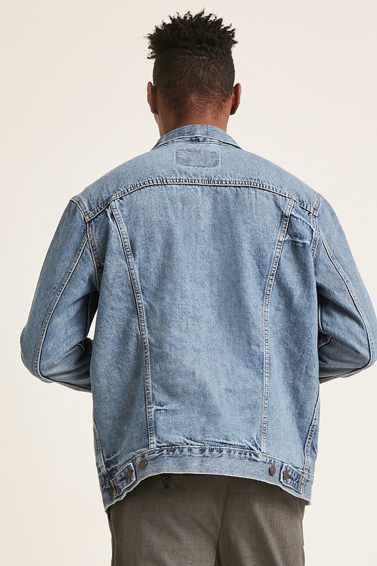 levis distressed denim jacket