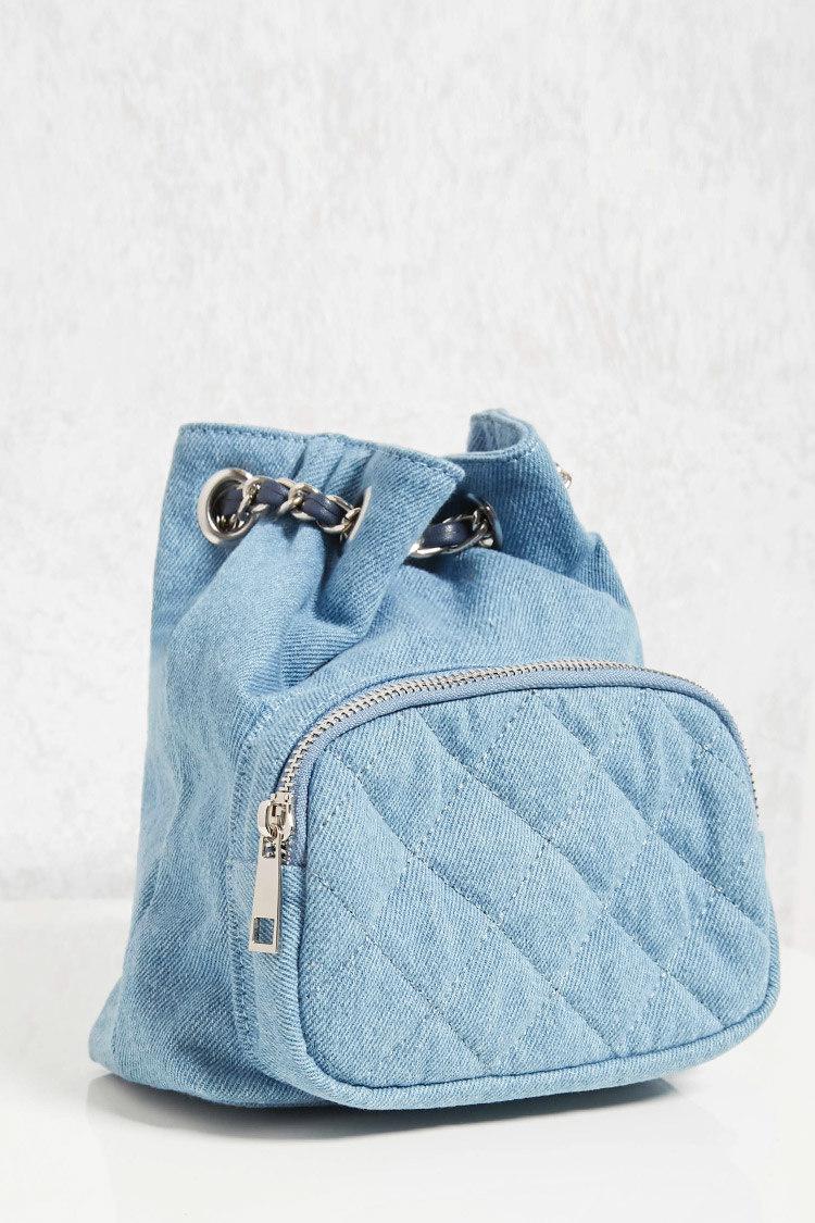 jean mini backpack