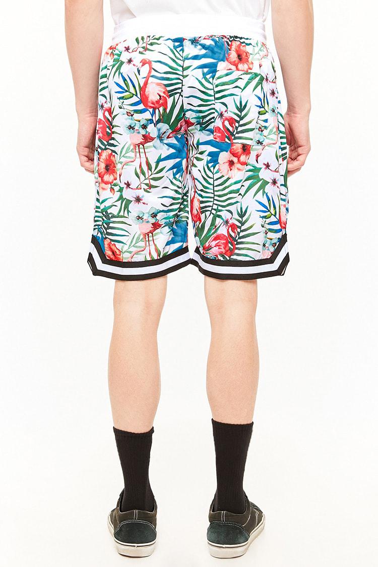 american stitch tropical print shorts