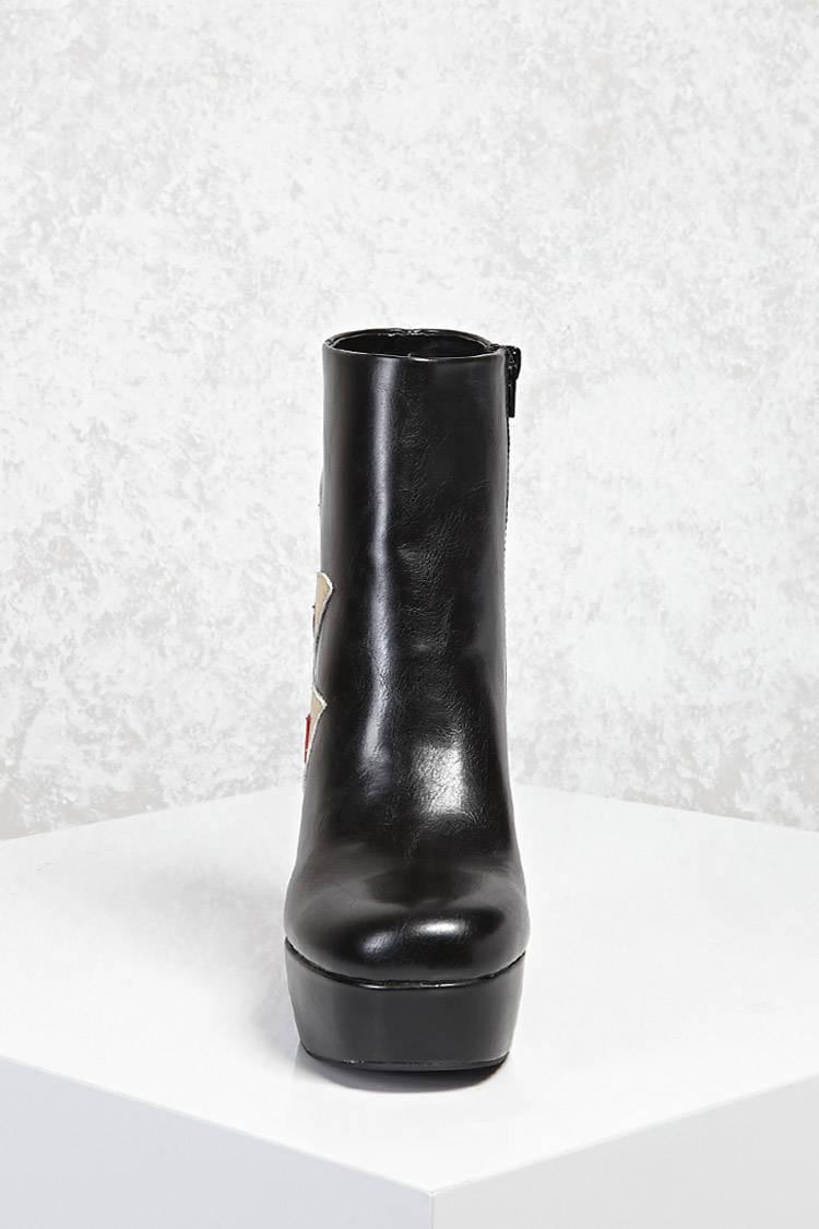 flame boots forever 21