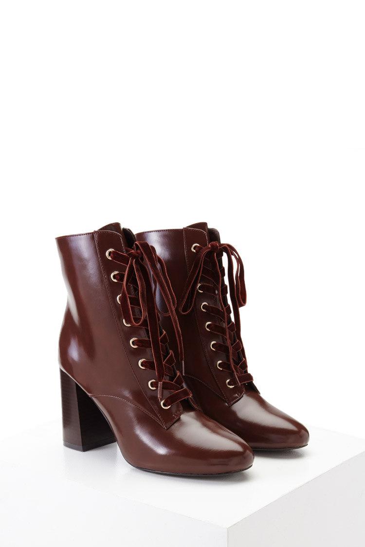 forever 21 burgundy boots