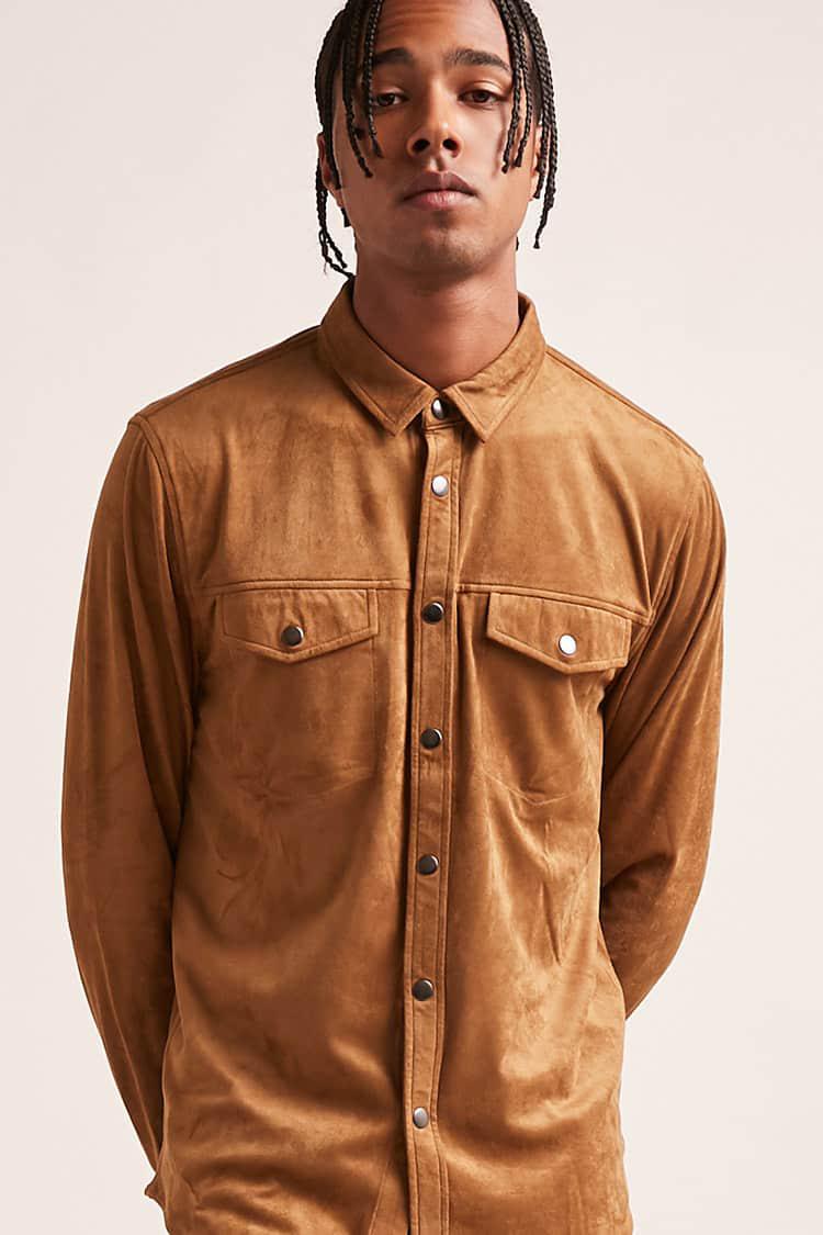 suede dress shirt