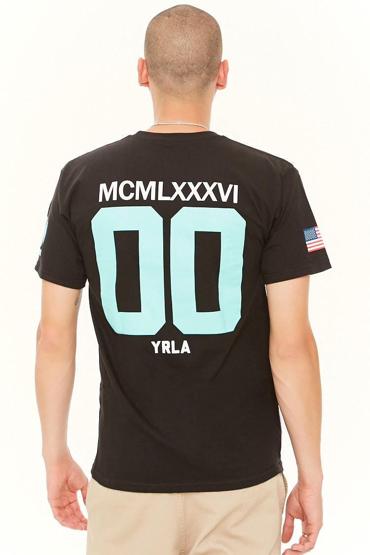 Reckless Graphic Tee in Black for Men 