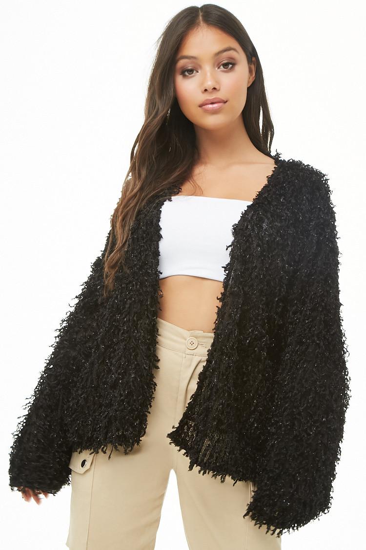 shaggy fringe sweater