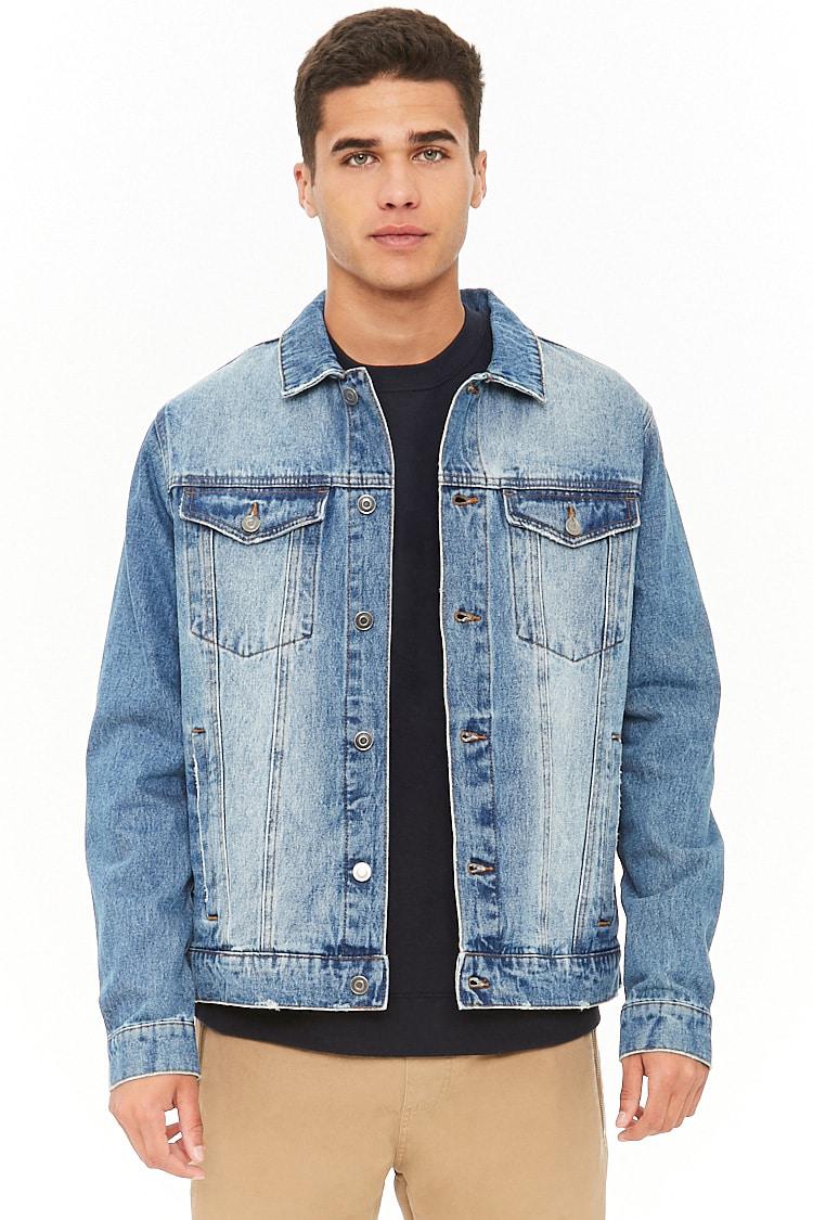 mickey mouse denim jacket forever 21