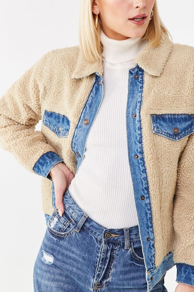 forever 21 reversible denim jacket