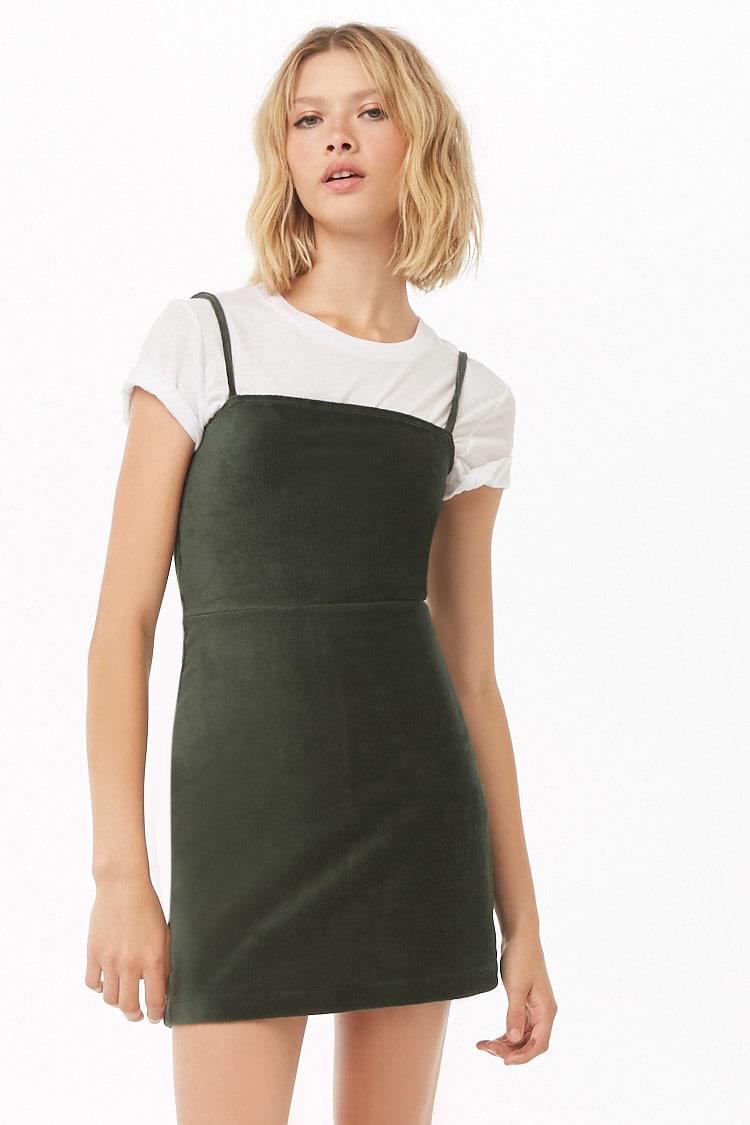 corduroy mini dress