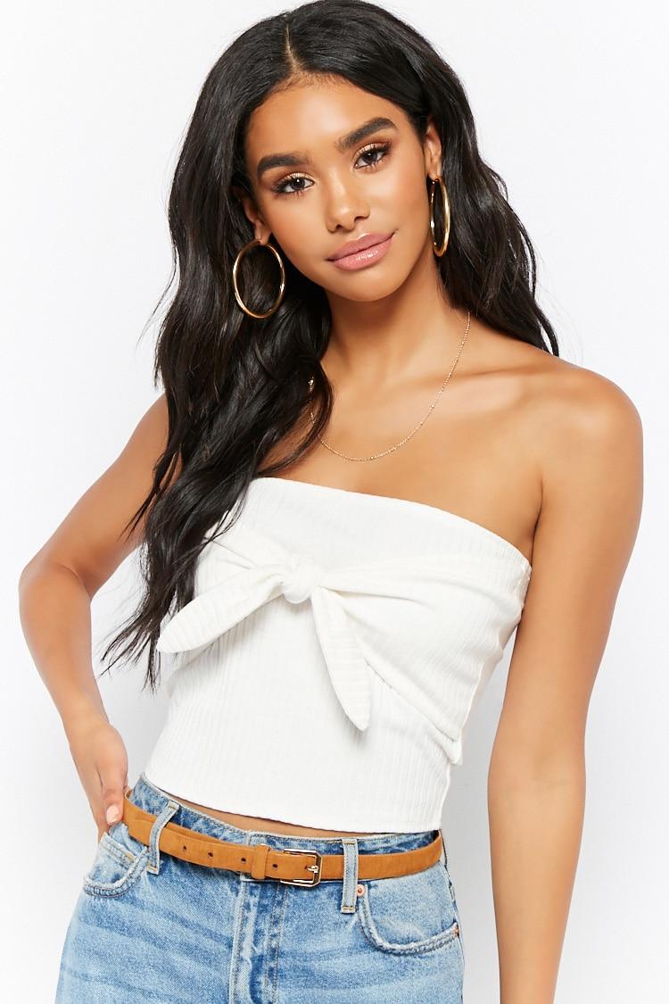 forever 21 tie front top