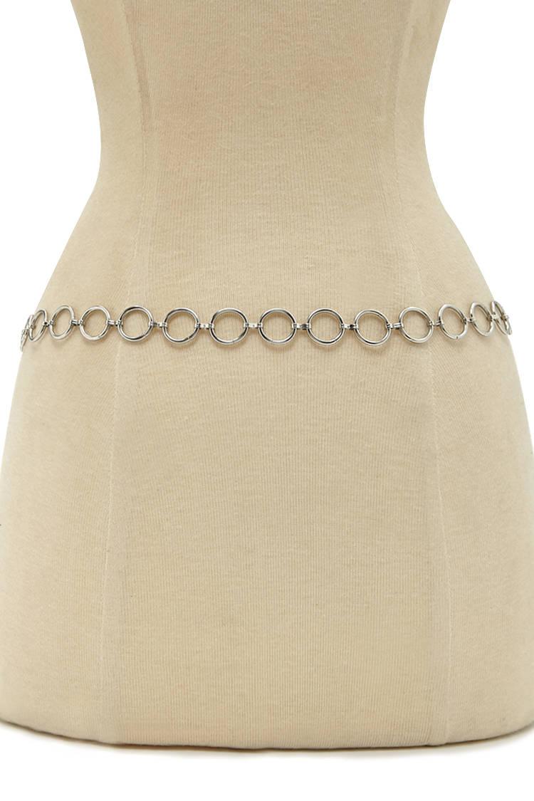 Forever 21 O Ring Chain Belt In Silver Metallic Lyst Forever 21 O Ring Chain Belt In Silver Metallic Lyst