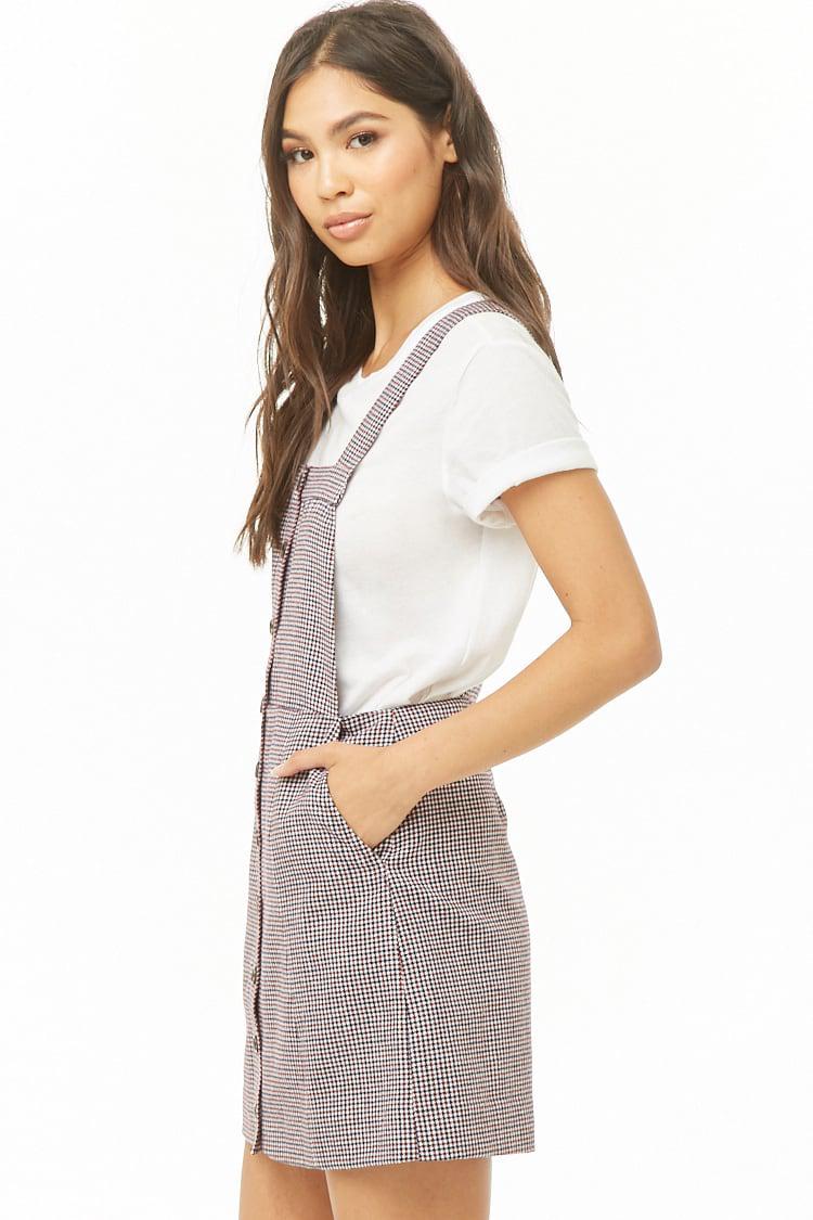 houndstooth pinafore