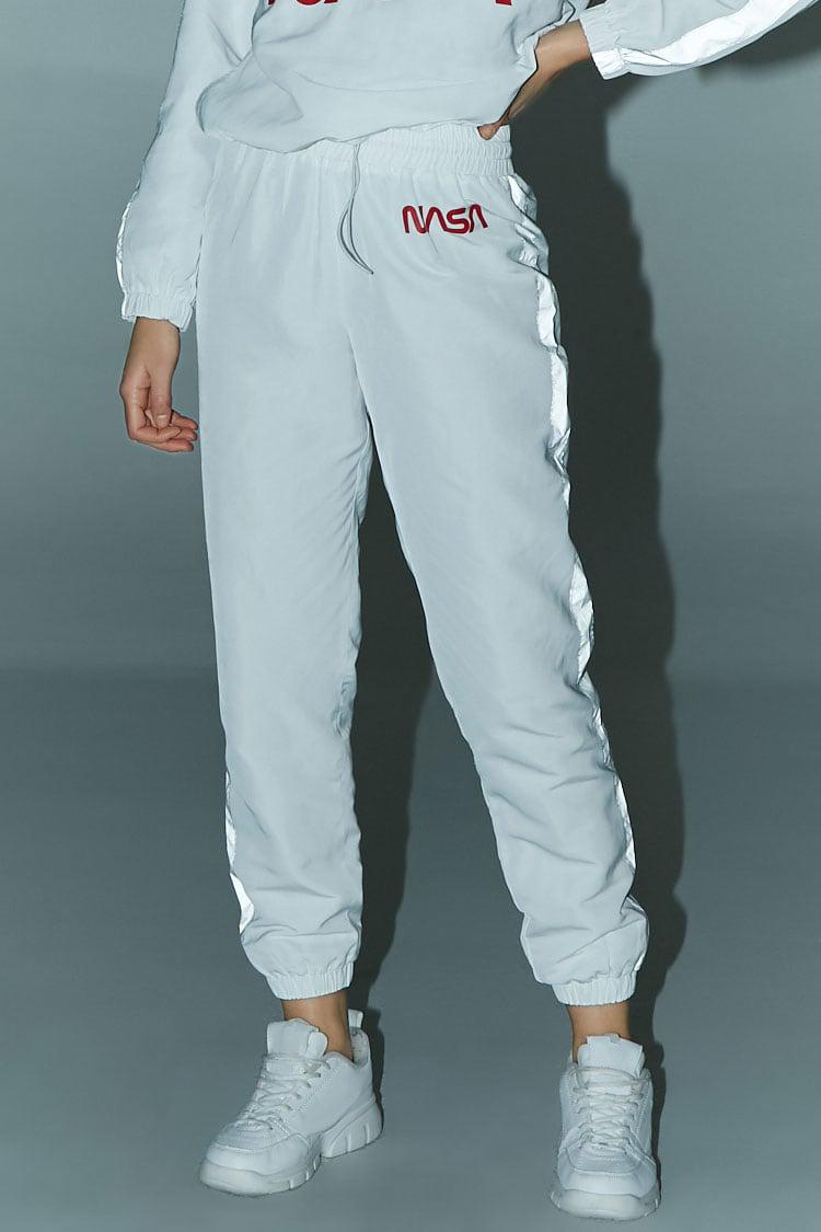 nasa joggers white