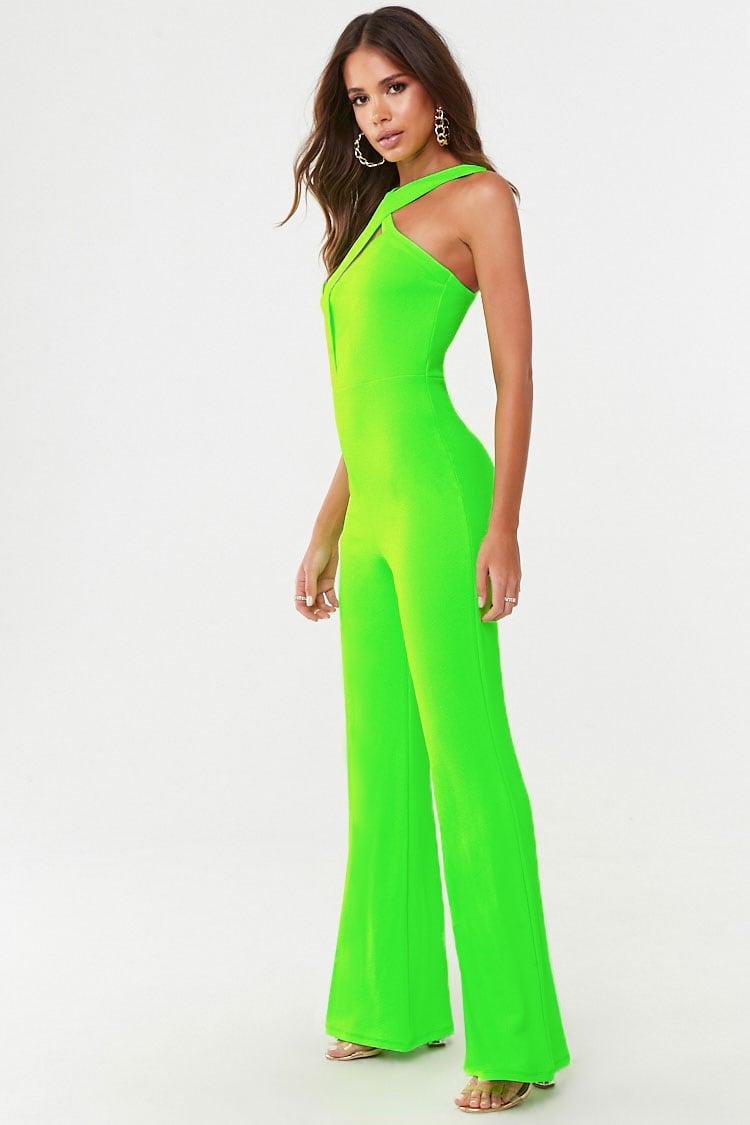 lime green jumpsuit