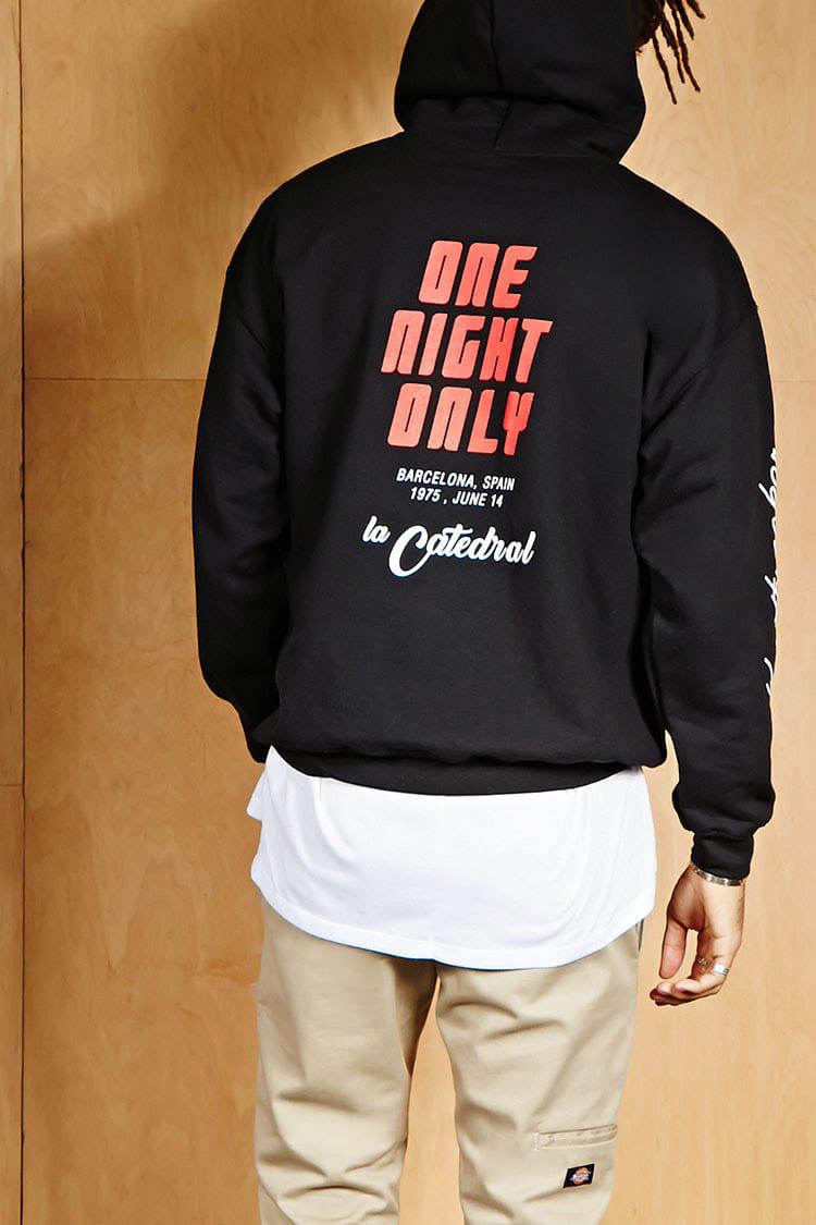 Lyst Forever 21 Bleach. Graphic Hoodie in Black for Men