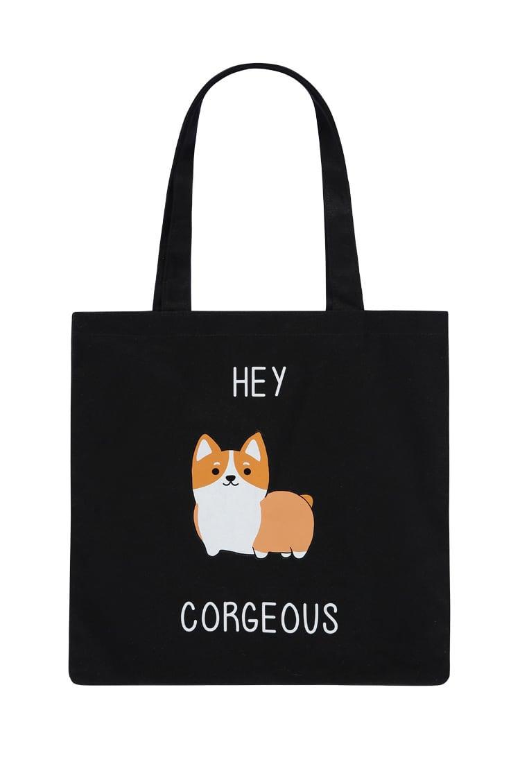 corgi tote bag forever 21