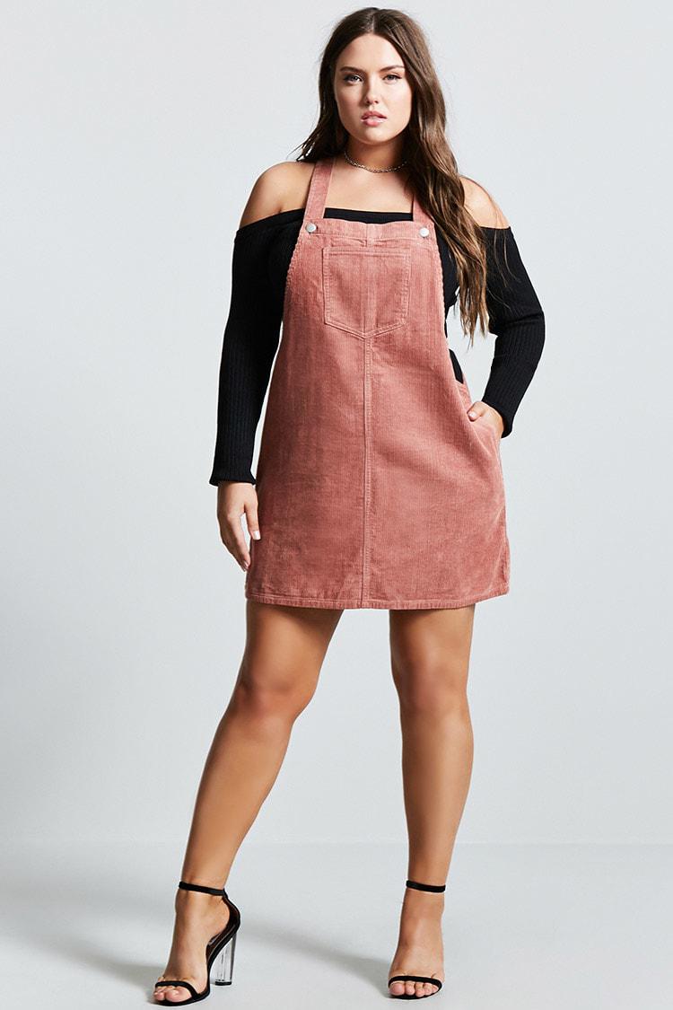 plus size corduroy dress