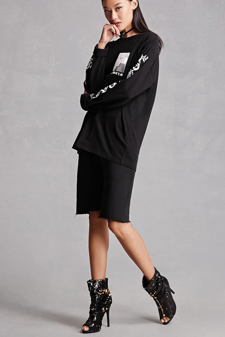 sequin slouchy booties