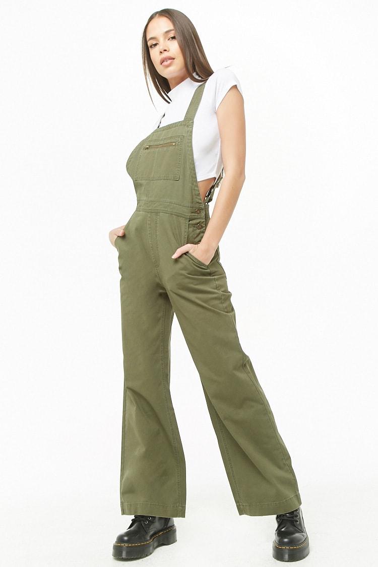 Forever 21 Cotton Wide-leg Twill 