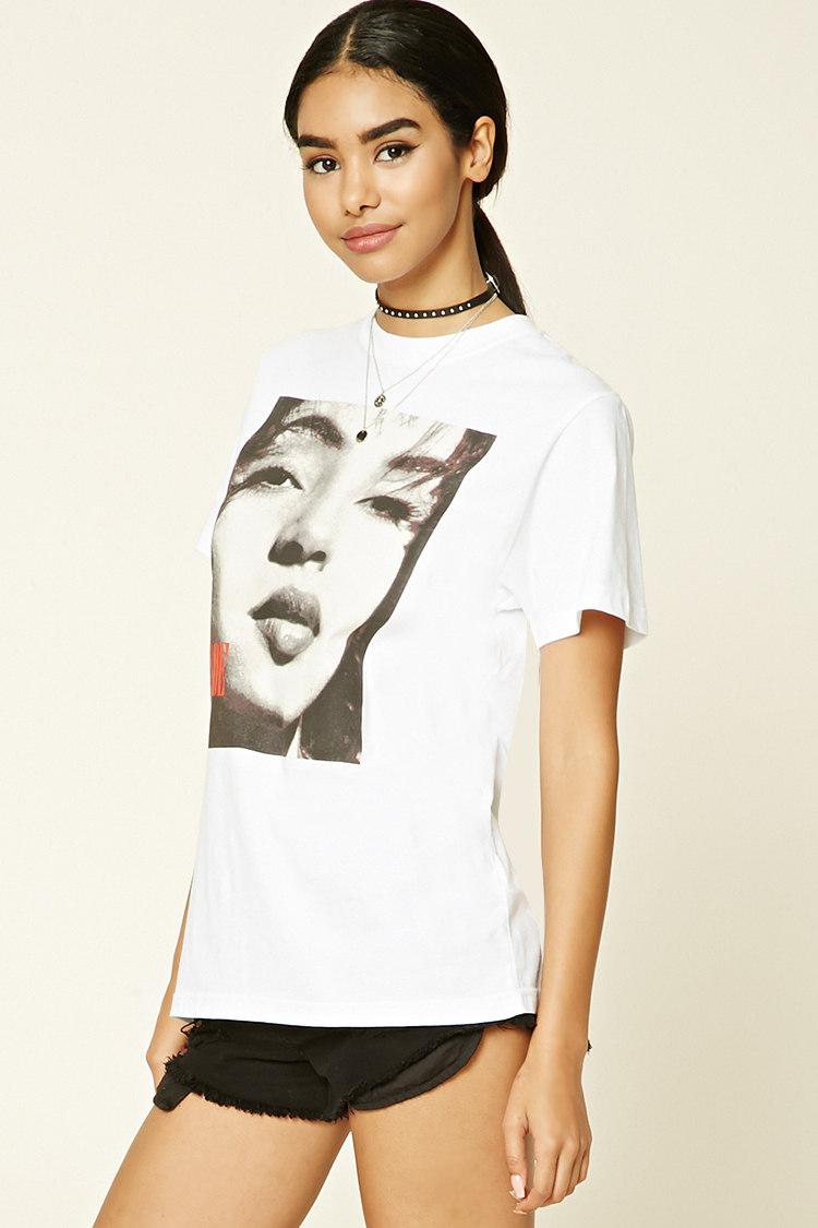 Forever 21 Sade Graphic Tee in White | Lyst