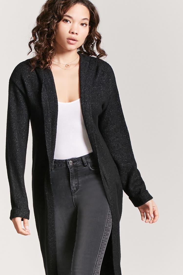 long black duster cardigan