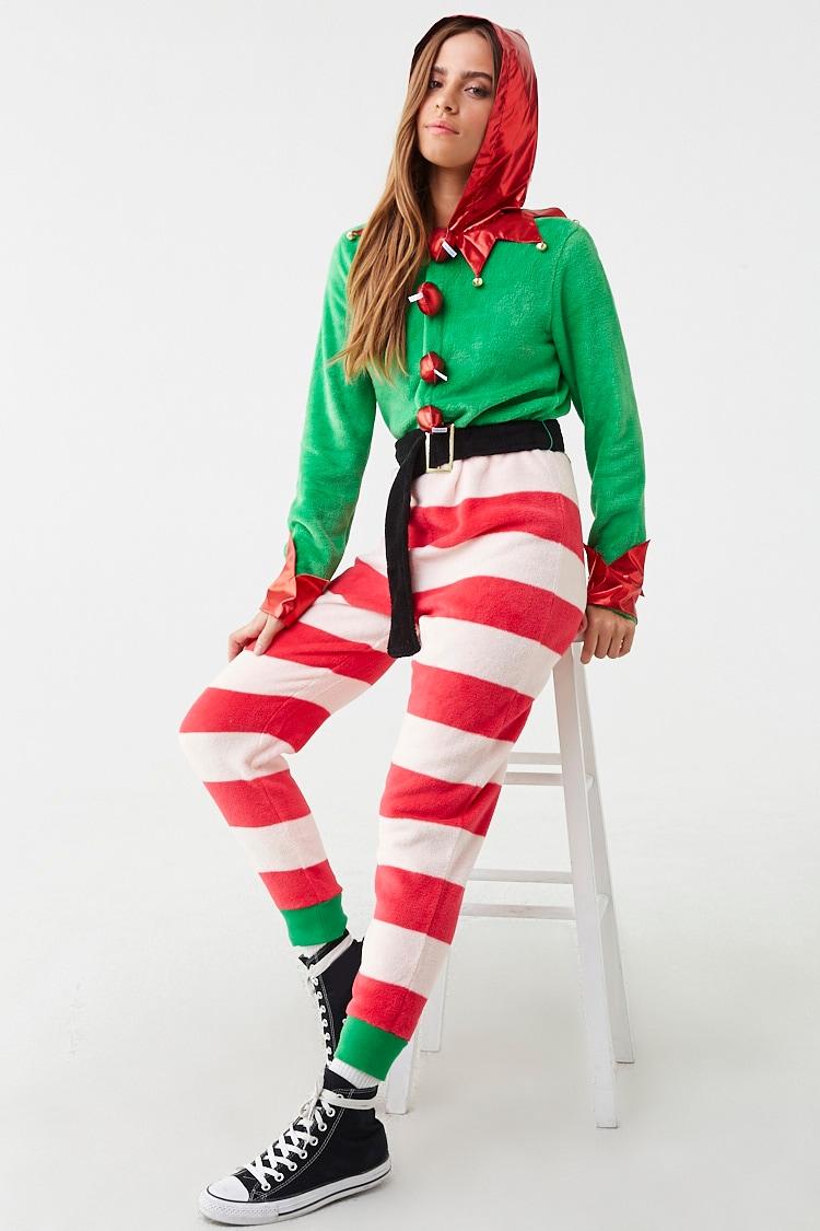 green holiday jumpsuit