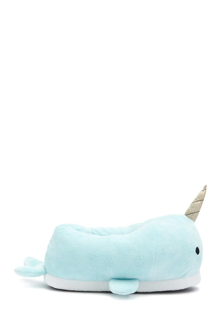 Narwhal Whale Indoor Slippers 