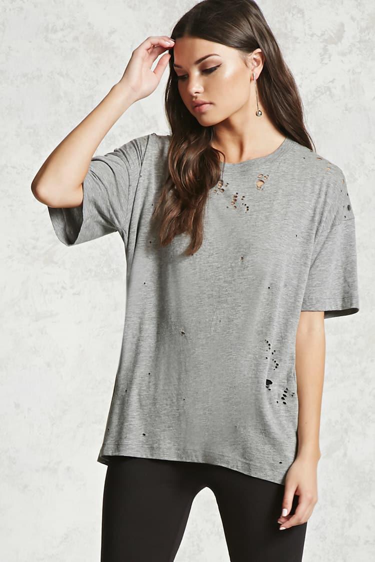 grey blouse forever 21
