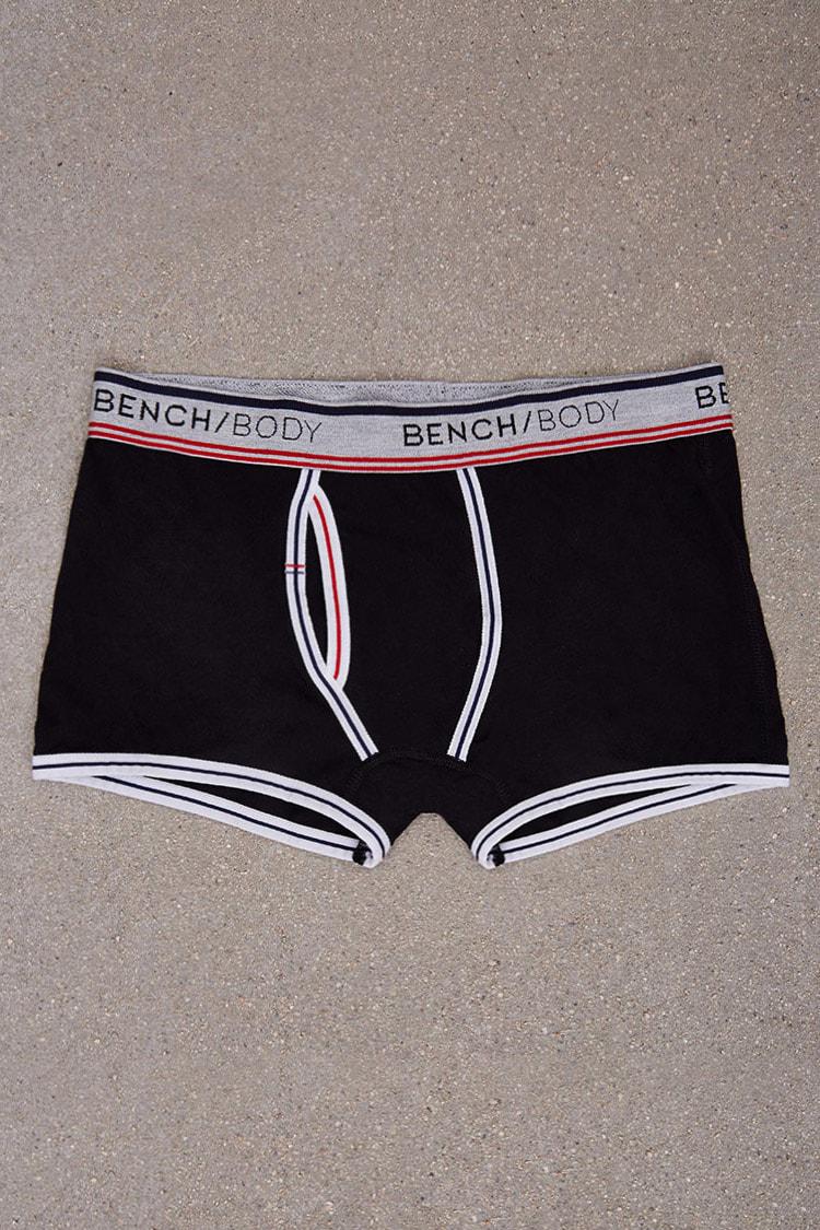 Forever 21 Cotton Bench Body Stripe Briefs In Black For Men Lyst