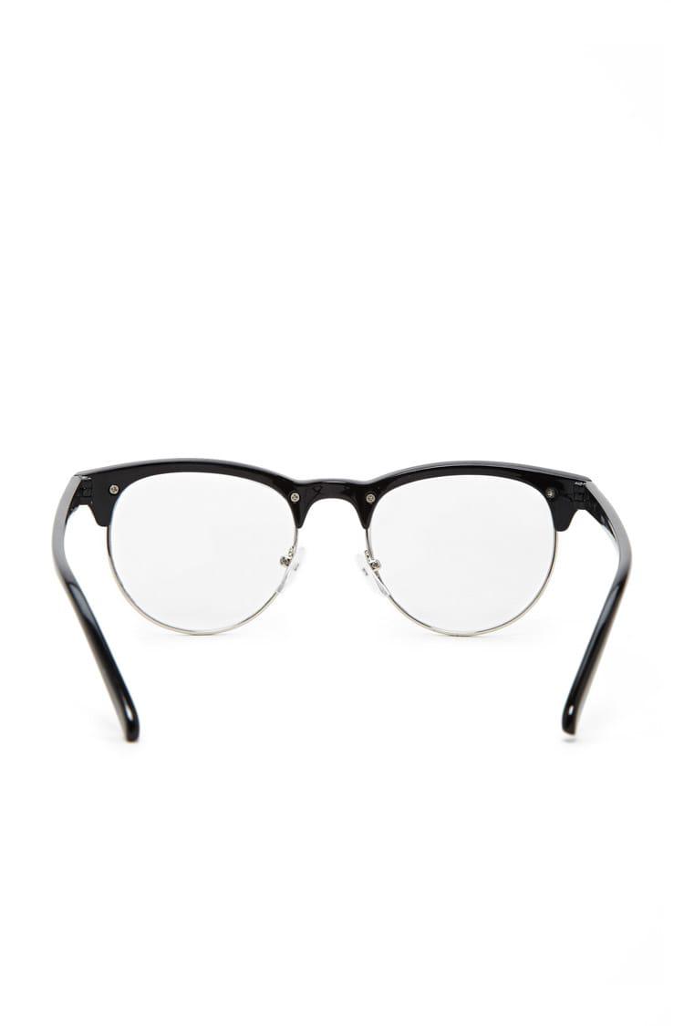 Forever 21 Browline Reader Glasses in Black - Lyst