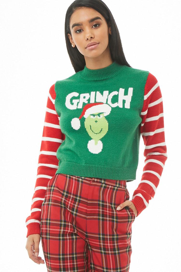 grinch sweater forever 21