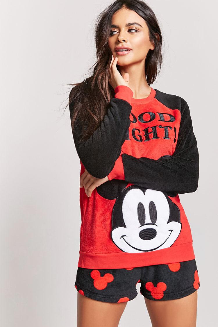 fleece mickey mouse pajamas