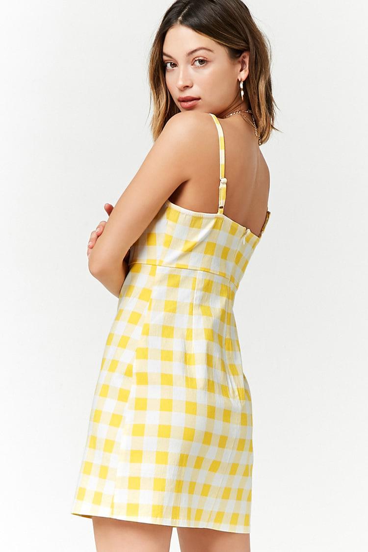 yellow gingham dress forever 21