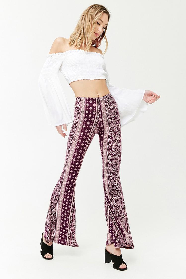 mosaic flare pants