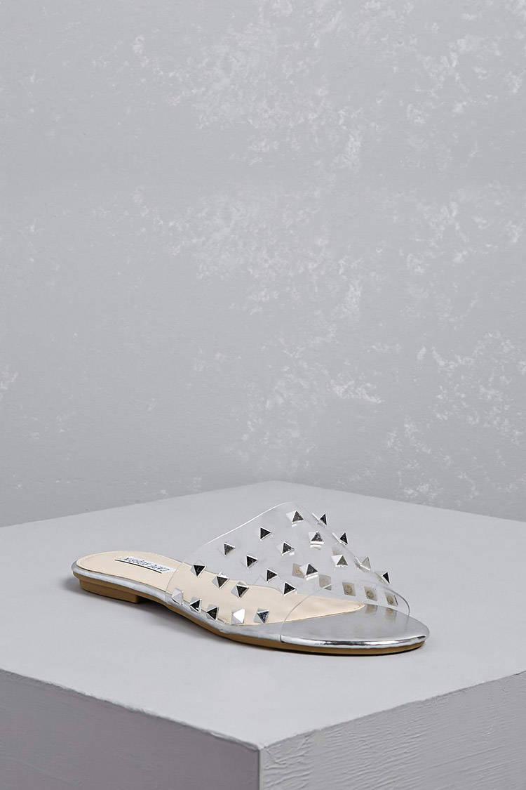 white clear slides