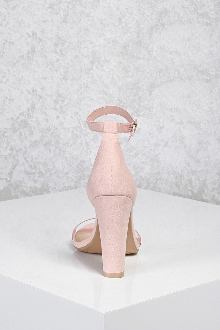 Forever 21 Iridescent Heels (wide) in Pink Lyst
